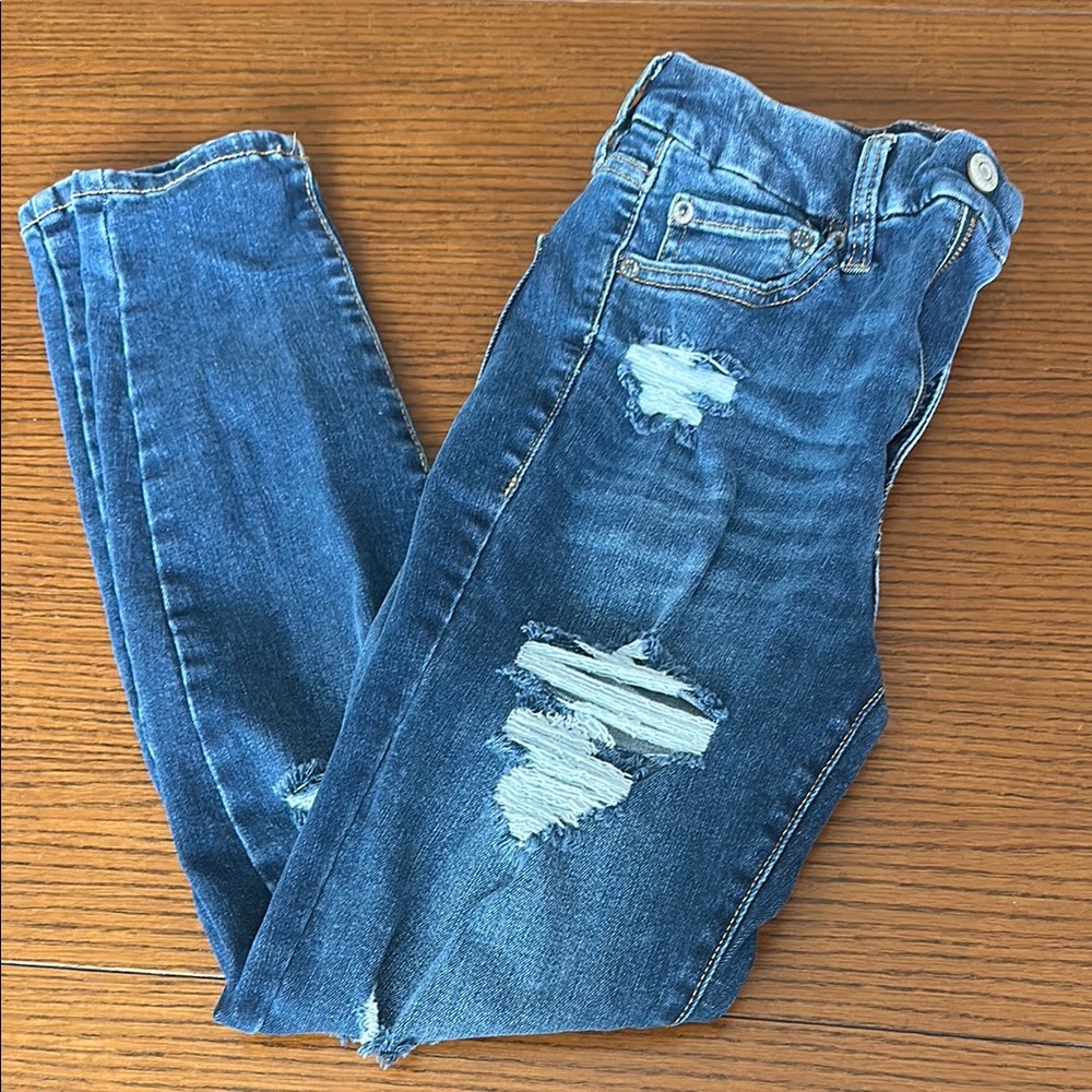 Aeropostale High Rise Curvy Jeggings